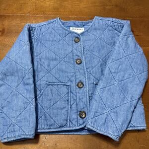 Old Navy Quilted Jacket Little Girls Size 6-7